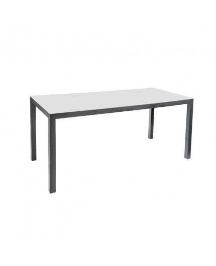 Table fixe plateau verre 200x90cm