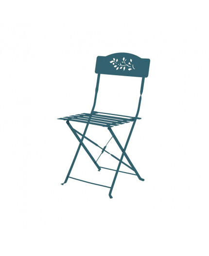 Chaise pliante Verone bleu canard