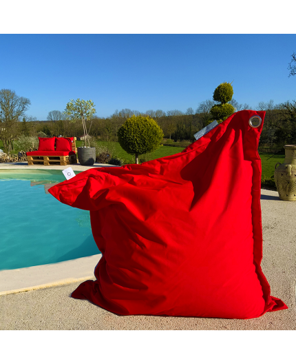 Housse big coussin LUXE uni 110x110cm