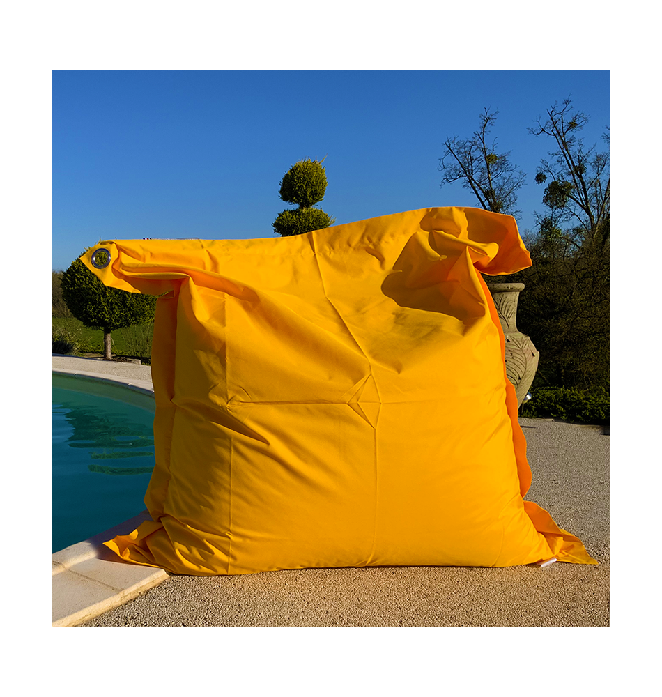 Big coussin LUXE 140x180cm garnissage flocons mousse