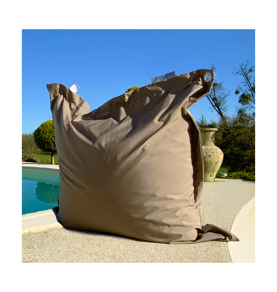 Big coussin LUXE 140x180cm garnissage flocons mousse