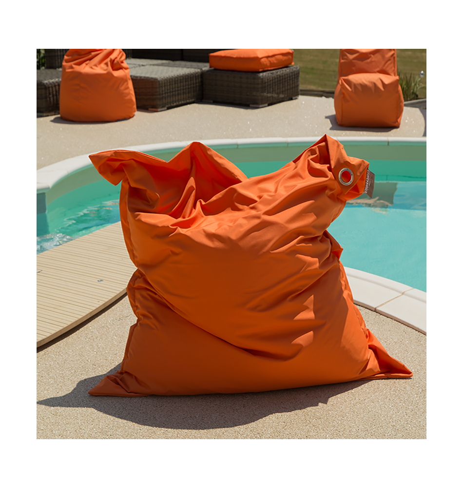 Big coussin LUXE 140x180cm garnissage flocons mousse