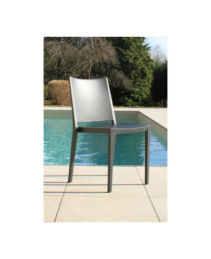 Chaise de jardin Lagos anthracite