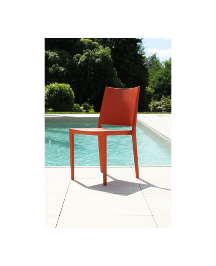Chaise de jardin Lagos terracotta