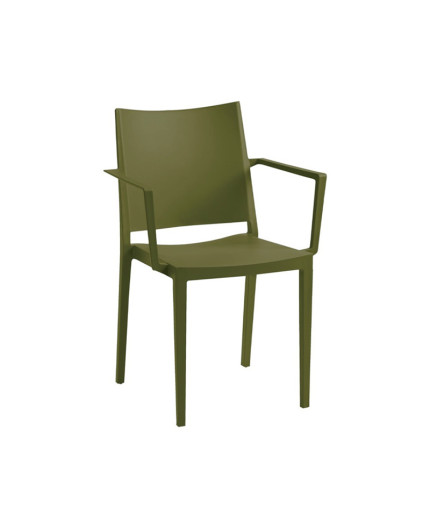 Fauteuil Lagos vert olive