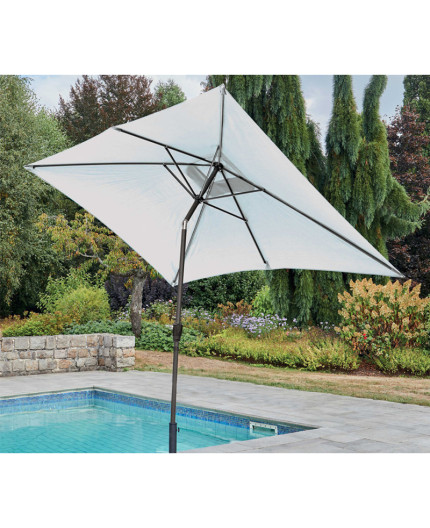 Parasol droit rectangulaire 3x2m lin