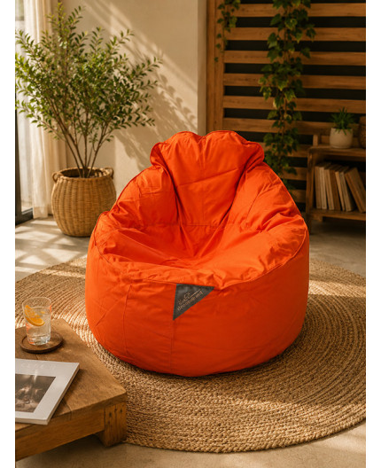 Pouf fun orange