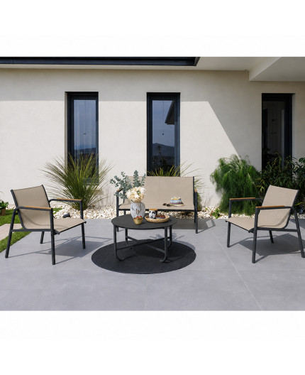 Ensemble salon Perth anthracite
